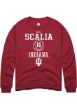 Main image for Sara Scalia Rally Mens Red Indiana Hoosiers NIL Sport Icon Crew Sweatshirt