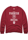 Main image for Sydney Parrish Rally Mens Red Indiana Hoosiers NIL Sport Icon Crew Sweatshirt