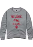 Main image for Noelle Peplowski Rally Mens Graphite Indiana Hoosiers NIL Sport Icon Crew Sweatshirt