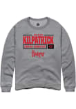 Main image for Katelyn Kilpatrick Rally Mens Graphite Nebraska Cornhuskers NIL Stacked Box Crew Sweatshirt