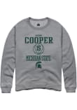 Main image for Carson Cooper Rally Mens Graphite Michigan State Spartans NIL Sport Icon Crew Sweatshirt
