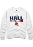 Main image for Aidan Hall Rally Mens White Illinois Fighting Illini NIL Stacked Box Crew Sweatshirt