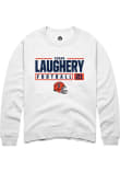 Main image for Aidan Laughery Rally Mens White Illinois Fighting Illini NIL Stacked Box Crew Sweatshirt