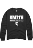 Main image for Davis Smith Rally Mens Black Michigan State Spartans NIL Stacked Box Crew Sweatshirt