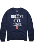 Main image for Ashton Hollins Rally Mens Navy Blue Illinois Fighting Illini NIL Sport Icon Crew Sweatshirt