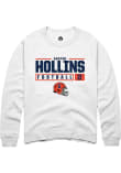 Main image for Ashton Hollins Rally Mens White Illinois Fighting Illini NIL Stacked Box Crew Sweatshirt