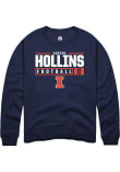 Main image for Ashton Hollins Rally Mens Navy Blue Illinois Fighting Illini NIL Stacked Box Crew Sweatshirt