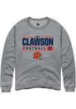 Main image for Ben Clawson Rally Mens Graphite Illinois Fighting Illini NIL Stacked Box Crew Sweatshirt
