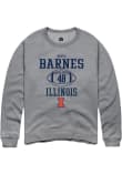 Main image for Bryce Barnes Rally Mens Graphite Illinois Fighting Illini NIL Sport Icon Crew Sweatshirt
