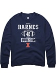 Main image for Bryce Barnes Rally Mens Navy Blue Illinois Fighting Illini NIL Sport Icon Crew Sweatshirt