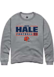 Main image for Devin Hale Rally Mens Graphite Illinois Fighting Illini NIL Stacked Box Crew Sweatshirt