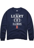 Main image for Donovan Leary Rally Mens Navy Blue Illinois Fighting Illini NIL Sport Icon Crew Sweatshirt