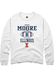 Main image for Griffin Moore Rally Mens White Illinois Fighting Illini NIL Sport Icon Crew Sweatshirt