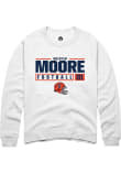 Main image for Griffin Moore Rally Mens White Illinois Fighting Illini NIL Stacked Box Crew Sweatshirt