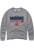 Main image for Griffin Moore Rally Mens Graphite Illinois Fighting Illini NIL Stacked Box Crew Sweatshirt