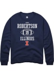Main image for Hugh Robertson Rally Mens Navy Blue Illinois Fighting Illini NIL Sport Icon Crew Sweatshirt