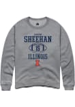 Main image for Jameson Sheehan Rally Mens Graphite Illinois Fighting Illini NIL Sport Icon Crew Sweatshirt