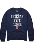 Main image for Jameson Sheehan Rally Mens Navy Blue Illinois Fighting Illini NIL Sport Icon Crew Sweatshirt