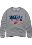 Main image for Jameson Sheehan Rally Mens Graphite Illinois Fighting Illini NIL Stacked Box Crew Sweatshirt