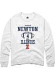 Main image for Jer’Zhan Newton Rally Mens White Illinois Fighting Illini NIL Sport Icon Crew Sweatshirt