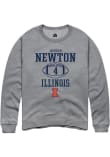 Main image for Jer’Zhan Newton Rally Mens Graphite Illinois Fighting Illini NIL Sport Icon Crew Sweatshirt