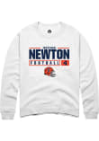 Main image for Jer’Zhan Newton Rally Mens White Illinois Fighting Illini NIL Stacked Box Crew Sweatshirt