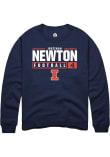 Main image for Jer’Zhan Newton Rally Mens Navy Blue Illinois Fighting Illini NIL Stacked Box Crew Sweatshirt