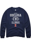 Main image for Kenenna Odeluga Rally Mens Navy Blue Illinois Fighting Illini NIL Sport Icon Crew Sweatshirt