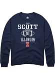 Main image for Miles Scott Rally Mens Navy Blue Illinois Fighting Illini NIL Sport Icon Crew Sweatshirt