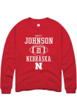 Main image for Emmett Johnson Rally Mens Red Nebraska Cornhuskers NIL Sport Icon Crew Sweatshirt