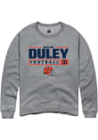 Main image for Declan Duley Rally Mens Graphite Illinois Fighting Illini NIL Stacked Box Crew Sweatshirt