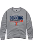 Main image for Destiny Denning Rally Mens Graphite Illinois Fighting Illini NIL Stacked Box Crew Sweatshirt