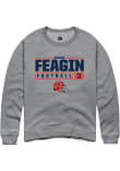 Main image for Kaden Feagin Rally Mens Graphite Illinois Fighting Illini NIL Stacked Box Crew Sweatshirt