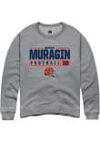 Main image for Mason Muragin Rally Mens Graphite Illinois Fighting Illini NIL Stacked Box Crew Sweatshirt