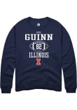 Main image for Nathan Guinn Rally Mens Navy Blue Illinois Fighting Illini NIL Sport Icon Crew Sweatshirt