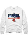 Main image for Patrick Farrell Rally Mens White Illinois Fighting Illini NIL Stacked Box Crew Sweatshirt