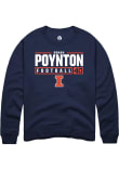 Main image for Ronan Poynton Rally Mens Navy Blue Illinois Fighting Illini NIL Stacked Box Crew Sweatshirt