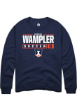 Main image for Sophia Wampler Rally Mens Navy Blue Illinois Fighting Illini NIL Stacked Box Crew Sweatshirt