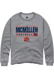 Main image for Tj McMillen Rally Mens Graphite Illinois Fighting Illini NIL Stacked Box Crew Sweatshirt