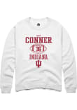 Main image for Clay Conner Rally Mens White Indiana Hoosiers NIL Sport Icon Crew Sweatshirt
