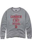 Main image for Clay Conner Rally Mens Graphite Indiana Hoosiers NIL Sport Icon Crew Sweatshirt