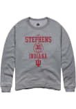 Main image for Ian Stephens Rally Mens Graphite Indiana Hoosiers NIL Sport Icon Crew Sweatshirt