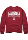 Main image for Julianna LaMendola Rally Mens Red Indiana Hoosiers NIL Stacked Box Crew Sweatshirt