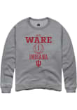 Main image for Kelel Ware Rally Mens Graphite Indiana Hoosiers NIL Sport Icon Crew Sweatshirt