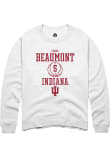 Main image for Lenée Beaumont Rally Mens White Indiana Hoosiers NIL Sport Icon Crew Sweatshirt