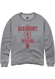 Main image for Lenée Beaumont Rally Mens Graphite Indiana Hoosiers NIL Sport Icon Crew Sweatshirt