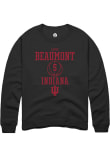 Main image for Lenée Beaumont Rally Mens Black Indiana Hoosiers NIL Sport Icon Crew Sweatshirt