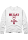 Main image for Mackenzie Mgbako Rally Mens White Indiana Hoosiers NIL Sport Icon Crew Sweatshirt