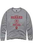 Main image for Mackenzie Mgbako Rally Mens Graphite Indiana Hoosiers NIL Sport Icon Crew Sweatshirt