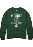 Main image for Aliyah Moore Rally Mens Green Michigan State Spartans NIL Sport Icon Crew Sweatshirt
